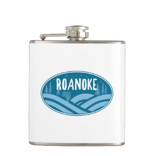 Roanoke Virginia Outdoors Hip Flask