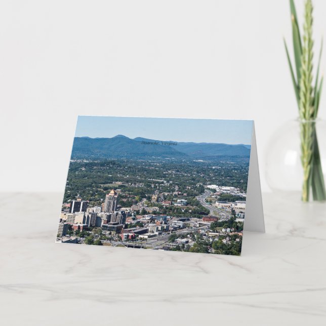 Roanoke, Virginia panorama Card (Front)