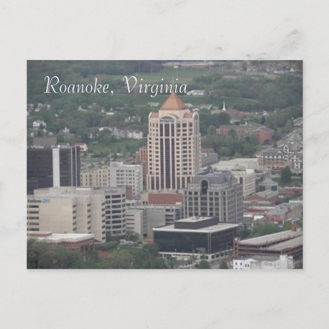 Roanoke, Virginia Postcard (Front)