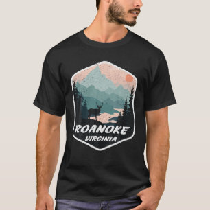 Roanoke Virginia VA Mountains Hike Hiking Souvenir T-Shirt