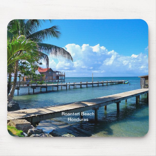 Roantan Beach, Honduras Mouse Pad (Front)