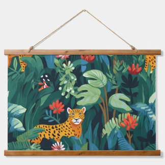Roar & Explore Rainforest Botanical Hanging Tapestry