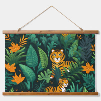 Roar & Explore Rainforest Botanical Hanging Tapestry