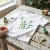 Roar I'm a One-A-Saurus First Birthday Dinosaur