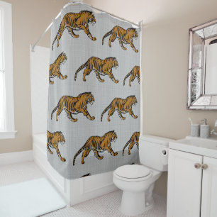 Roar! I'm a Tiger! -  Shower Curtain