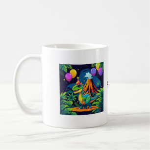 Roar More, Worry Less – Editable Dinosaur Mug