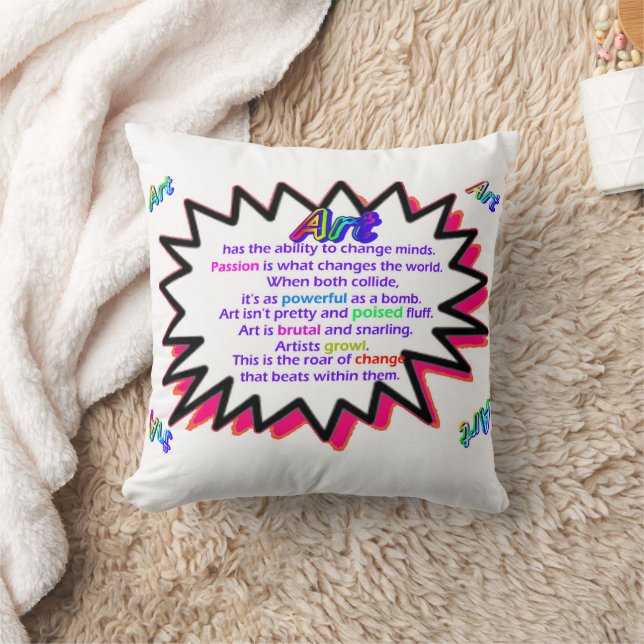 Roar Of Change  Cushion (Blanket)