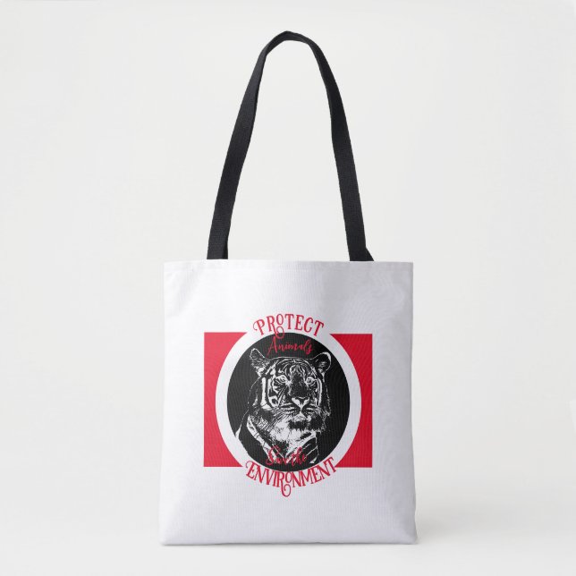 Roar of conservation tote bag (Front)