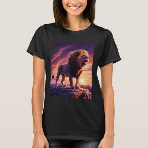 Roar Of Independence Liberty Lion T Sticker  T-Shirt