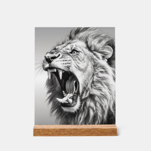Roar of the Lion Acrylic Sign