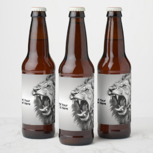 Roar of the Lion  Beer Bottle Label