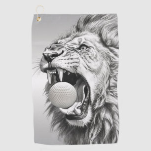 Roar of the Lion Hold Golf Ball Towel