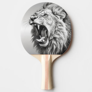 Roar of the Lion Ping Pong Paddle