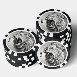 Roar of the Lion  Poker Chips