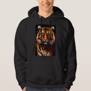 Roar of the Wild: Majestic Tiger T-Shirt Hoodie
