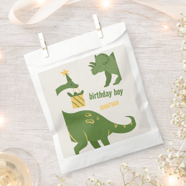 Roar Party Animals Birthday Favour Bag (Clipped)