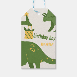Roar Party Animals Birthday Gift Tags