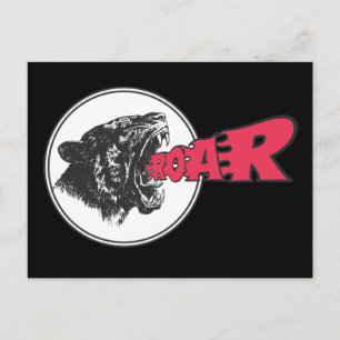 ROAR! - Roaring Tiger Postcard