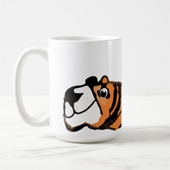 Roar-somely Cute Tiger Mug (Left)