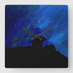 Roar! Square Wall Clock