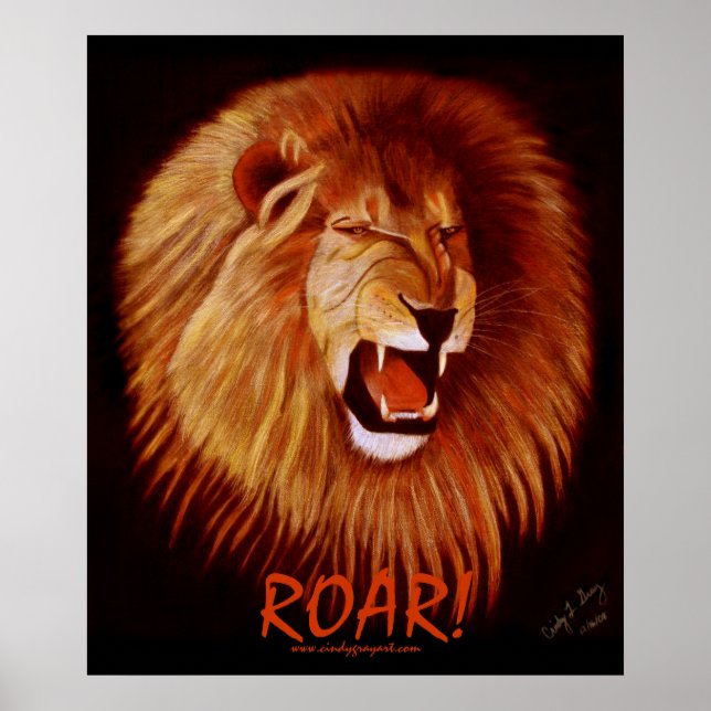 ROAR! (The Lion) Poster (Front)