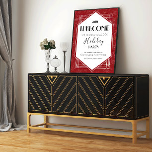 Roaring 20s 1920s Holiday Poster