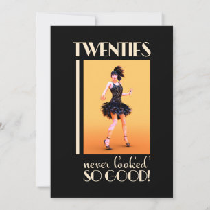 Roaring 20s Birthday Party Invitation