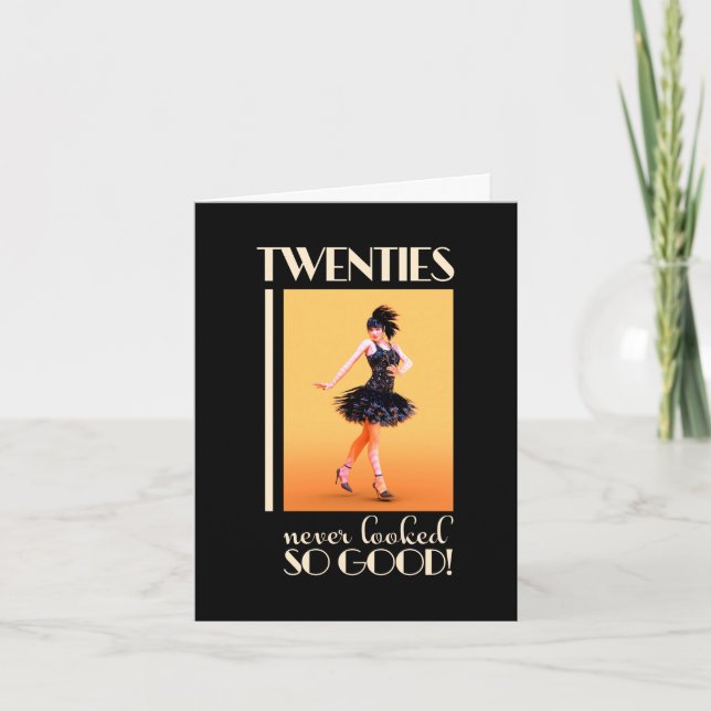 Roaring 20s Birthday Party  Invitation (Front)