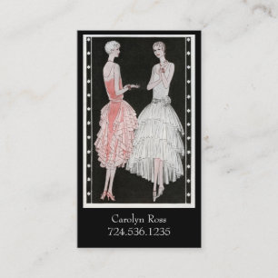Roaring 20s Fashion Business Card