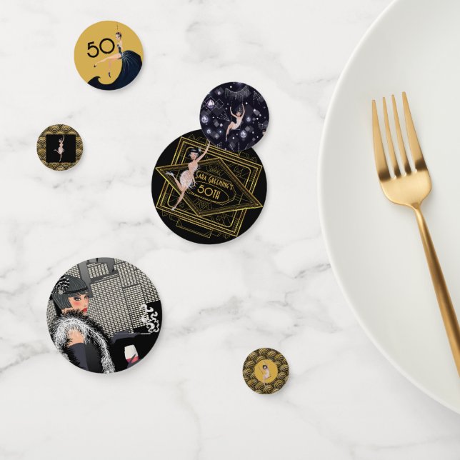 Roaring 20's Flapper Twenties Great Gatsby 1920 Confetti (Group)