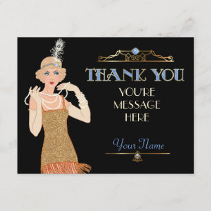 Roaring 20s Fringe Dress Feather Flapper Thank You