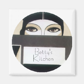 Roaring 20s Gal Personalised Magnet