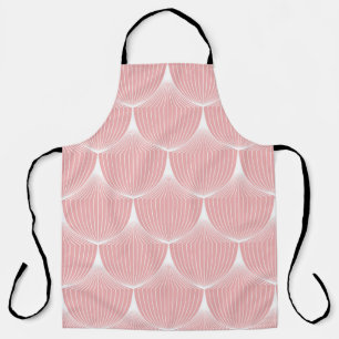 Roaring '20s Linear Scales: Elegant Pattern Apron