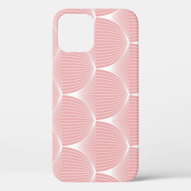 Roaring '20s Linear Scales: Elegant Pattern Case-Mate iPhone Case (Back)