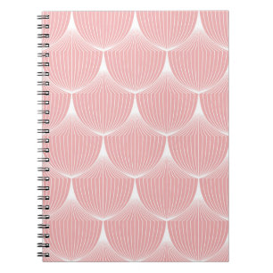 Roaring '20s Linear Scales: Elegant Pattern Notebook