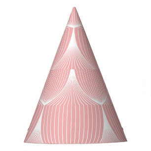 Roaring '20s Linear Scales: Elegant Pattern Party Hat