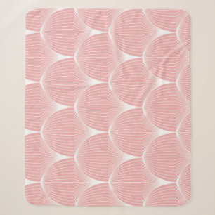 Roaring '20s Linear Scales: Elegant Pattern Sherpa Blanket