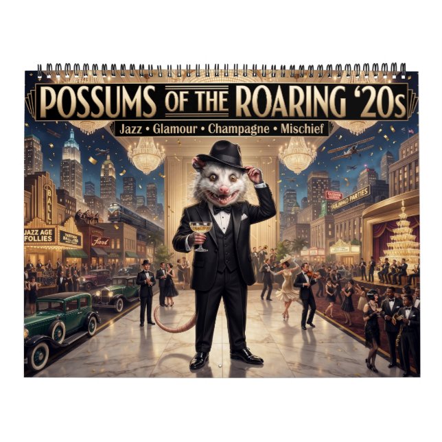 Roaring 20s Possum Calendar (Cover)