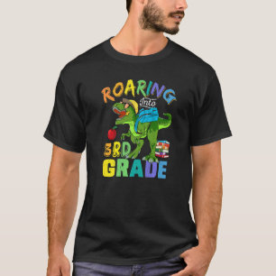 Roaring 3rd Grade Dinosaur  Back To School Boys Gi T-Shirt