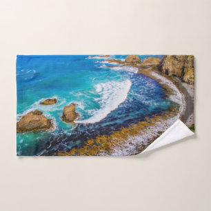 Roaring Bay At Nugget Point Bath Towel Set