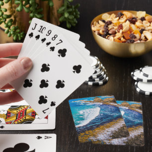 Roaring Bay At Nugget Point Playing Cards