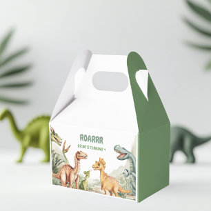 Roaring Dinosaur Birthday Party Favour Box