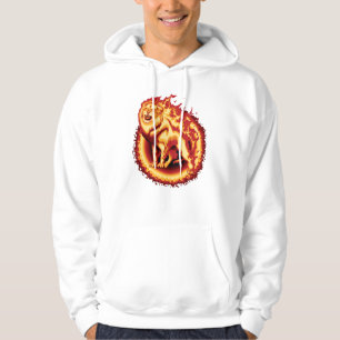 Roaring Fire Lion Hoodie
