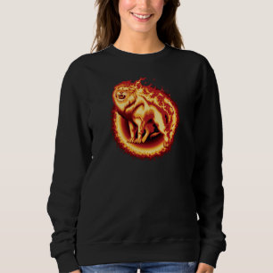 Roaring Fire Lion Sweatshirt