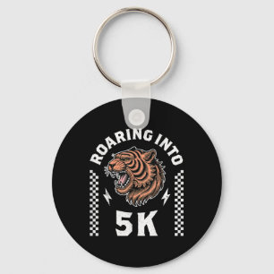 Roaring Into 5k Tiger Back To School Kid Im Ready Key Ring