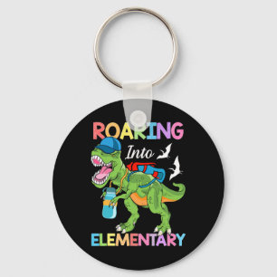 Roaring Into Elementary Dinosaur Boys Girls Ck To Key Ring