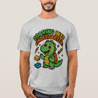 Roaring Into Kindergarten Dinosaur T-Shirt