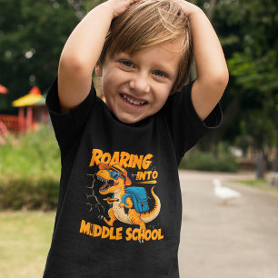 Roaring Into Middle School – Back-to-School T-Shirt