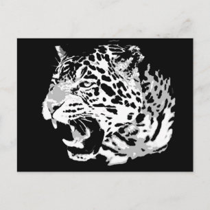 Roaring Jaguar Postcard