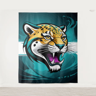 Roaring Jaguars: Unleash the Beast Within Tapestry